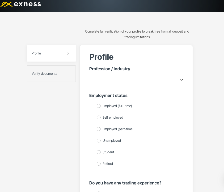 exness forex